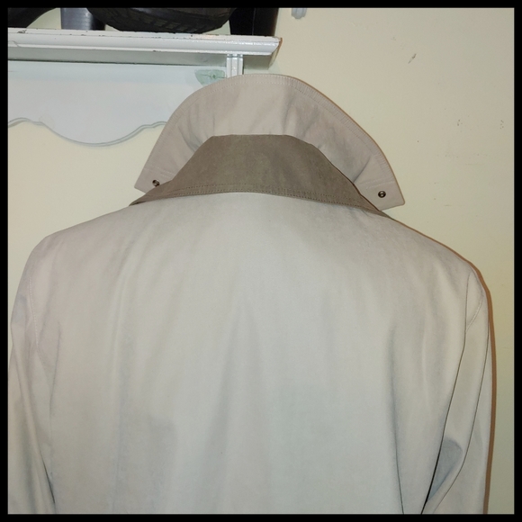 Liz Claiborne Trench Coat Medium - Picture 5 of 7